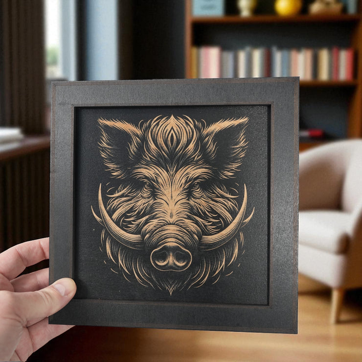 Framed Art - CUSTOM - Wild Boar