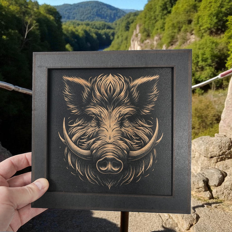 Framed Art - CUSTOM - Wild Boar