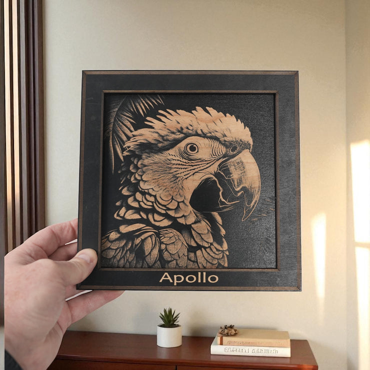 Framed Art - PERSONALIZED - CUSTOM - Tropical Bird