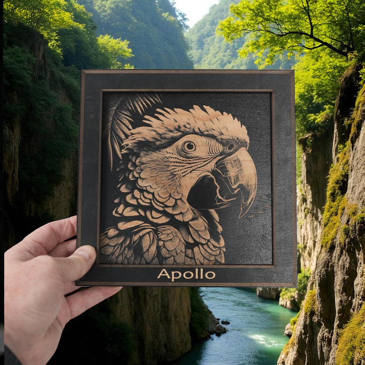 Framed Art - PERSONALIZED - CUSTOM - Tropical Bird