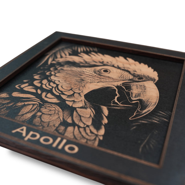 Framed Art - PERSONALIZED - CUSTOM - Tropical Bird