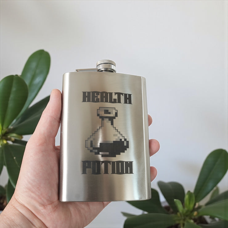 8oz Health Potion - Stainless Steel Flask