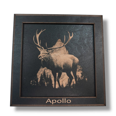 Framed Art - PERSONALIZED - CUSTOM - Deer