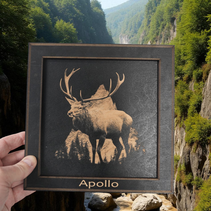 Framed Art - PERSONALIZED - CUSTOM - Deer