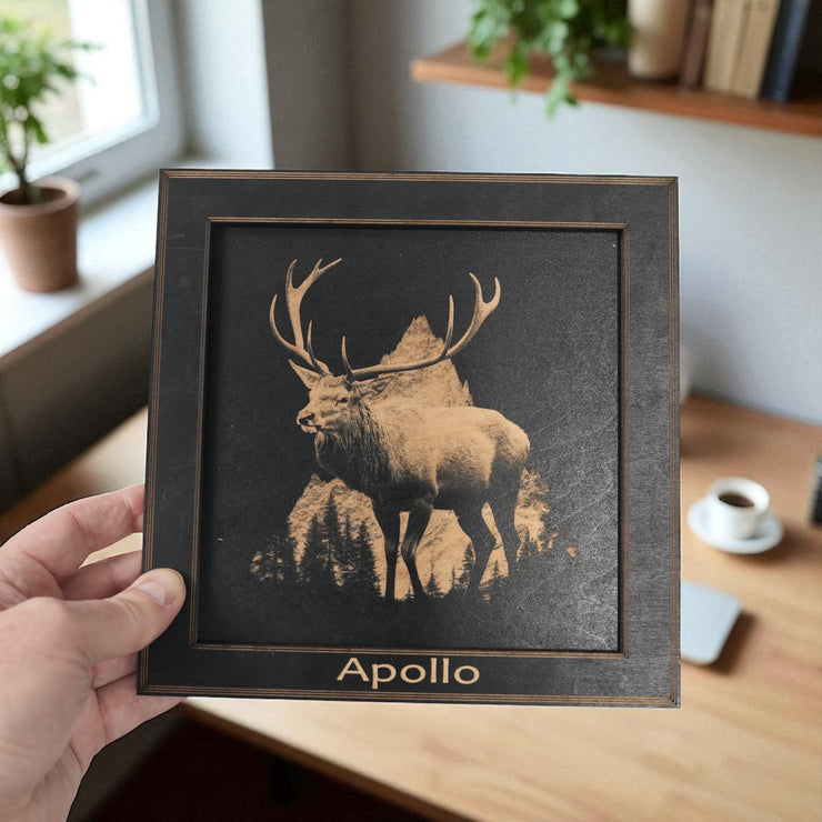 Framed Art - PERSONALIZED - CUSTOM - Deer