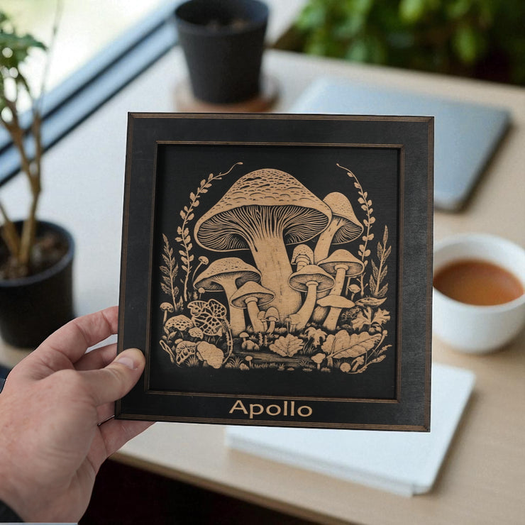 Framed Art - PERSONALIZED - CUSTOM - Mushrooms