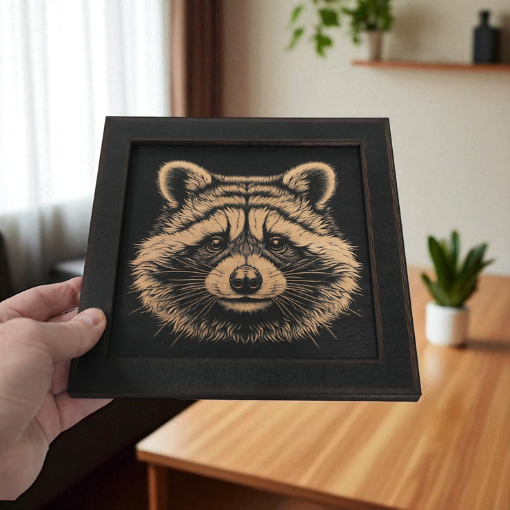Framed Art - CUSTOM - Raccoon