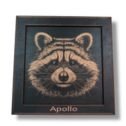 Framed Art - PERSONALIZED - CUSTOM - Raccoon