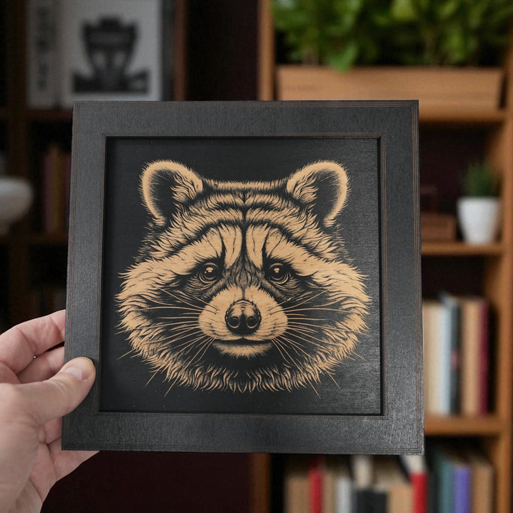 Framed Art - CUSTOM - Raccoon