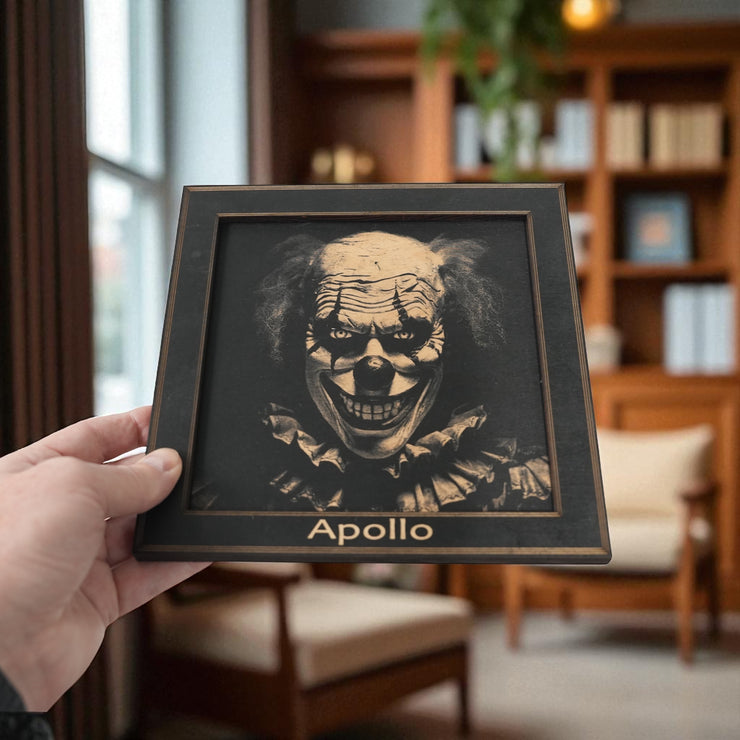 Framed Art - PERSONALIZED - CUSTOM - Halloween Clown