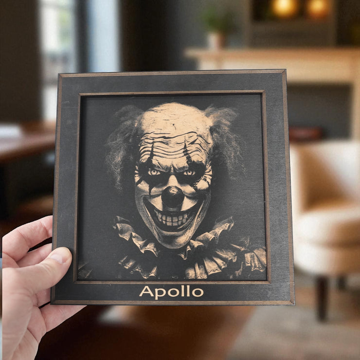 Framed Art - PERSONALIZED - CUSTOM - Halloween Clown