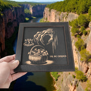 Framed Art - CUSTOM - Take 3 candies or be cursed - Halloween