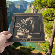 Framed Art - PERSONALIZED - CUSTOM - Take 3 candies or be cursed - Halloween