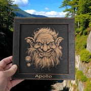 Framed Art - PERSONALIZED - CUSTOM - Gnome