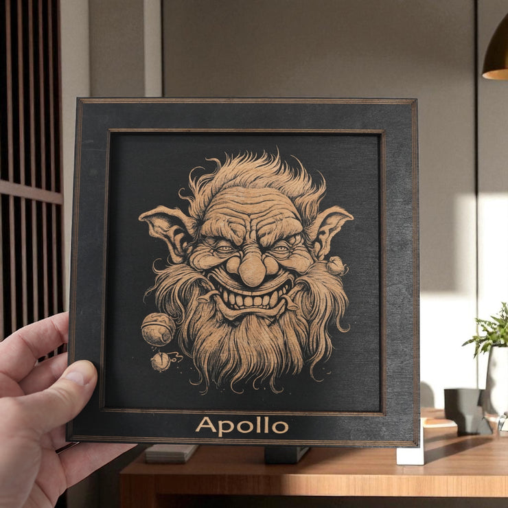 Framed Art - PERSONALIZED - CUSTOM - Gnome