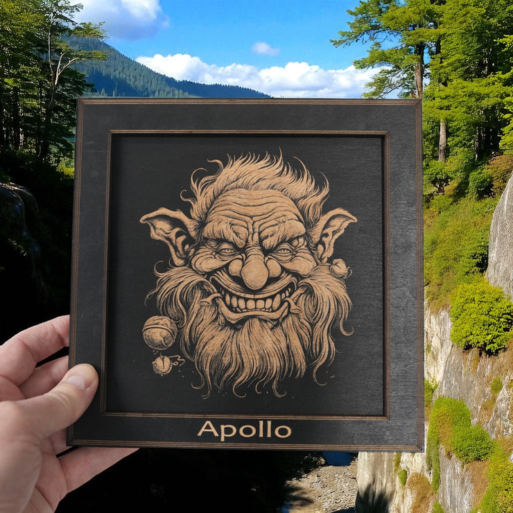 Framed Art - PERSONALIZED - CUSTOM - Gnome