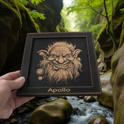 Framed Art - PERSONALIZED - CUSTOM - Gnome