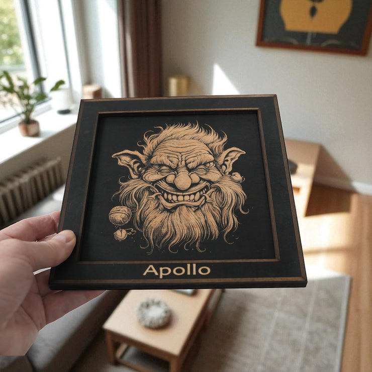 Framed Art - PERSONALIZED - CUSTOM - Gnome