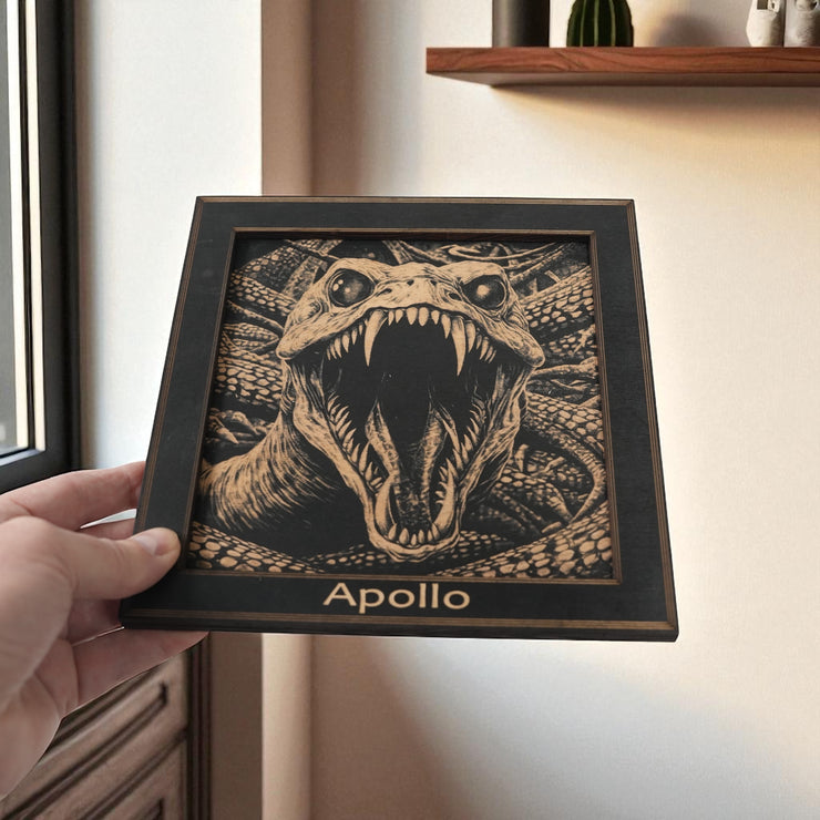 Framed Art - PERSONALIZED - CUSTOM - Evil Snake
