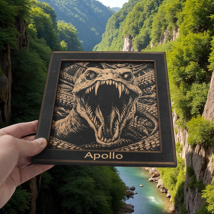 Framed Art - PERSONALIZED - CUSTOM - Evil Snake