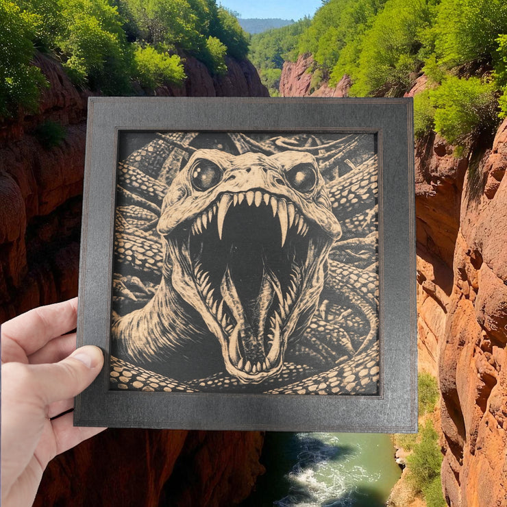 Framed Art - CUSTOM - Evil Snake