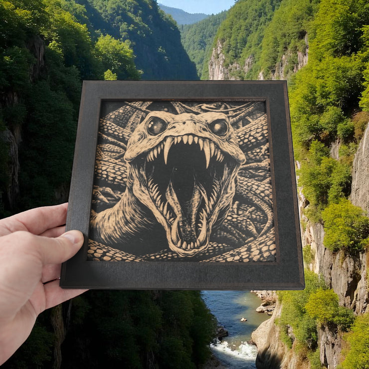 Framed Art - CUSTOM - Evil Snake