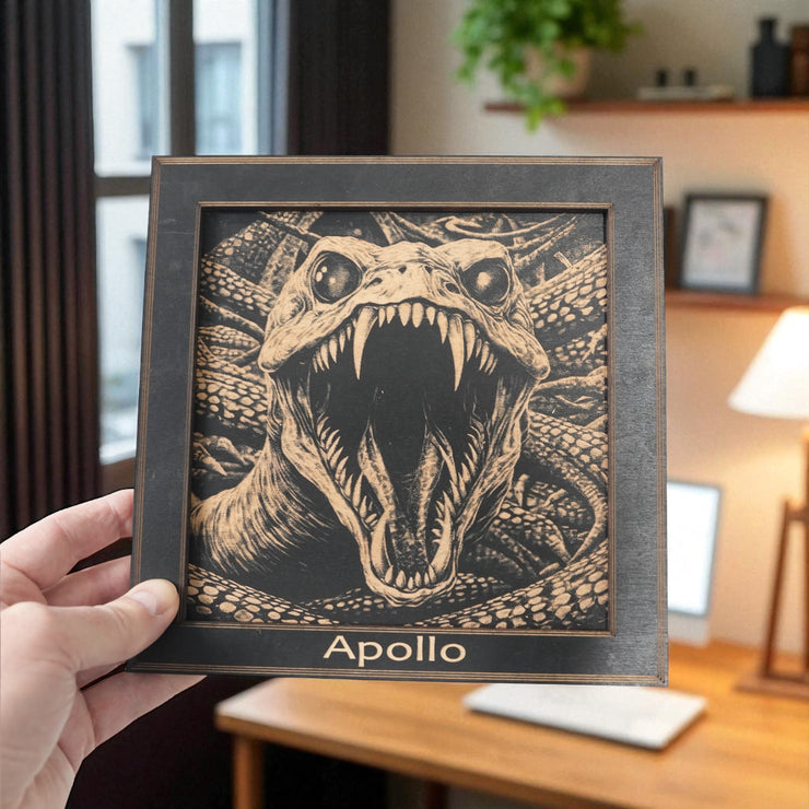 Framed Art - PERSONALIZED - CUSTOM - Evil Snake