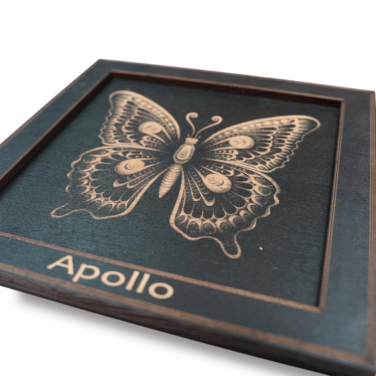 Framed Art - PERSONALIZED - CUSTOM - Butterfly