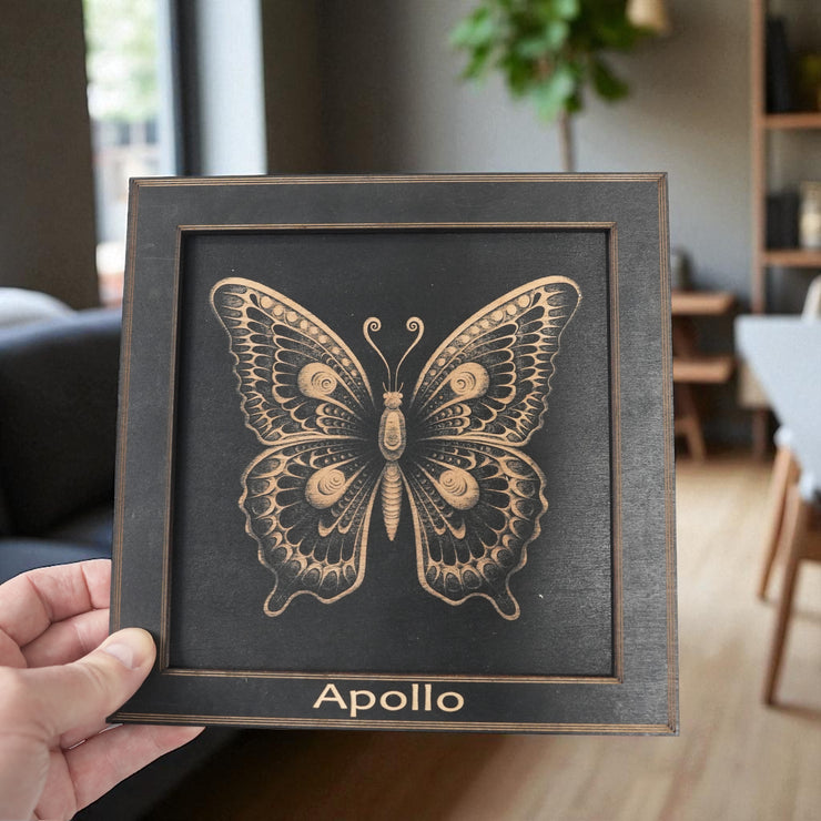 Framed Art - PERSONALIZED - CUSTOM - Butterfly