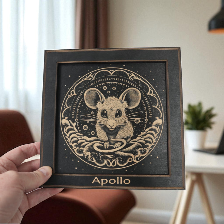 Framed Art - PERSONALIZED - CUSTOM - Mouse