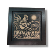 Framed Art - CUSTOM - Rooster BBQ Guitar