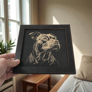 Framed Art - CUSTOM - Pit Bull - Dog