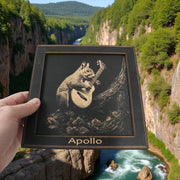 Framed Art - PERSONALIZED - CUSTOM - Guitar Squirrel