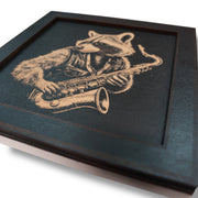 Framed Art - CUSTOM - Raccoon Sax