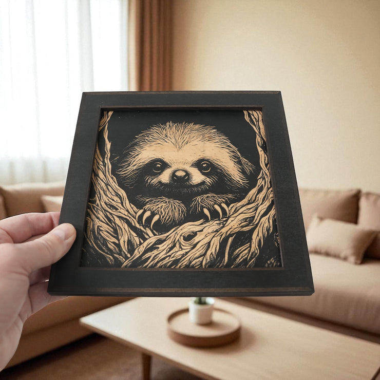 Framed Art - CUSTOM - Sloth