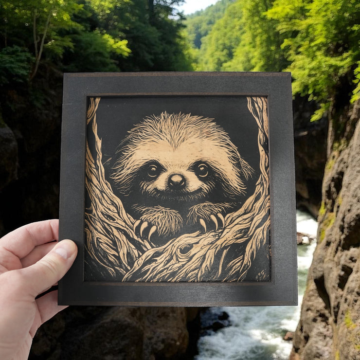 Framed Art - CUSTOM - Sloth