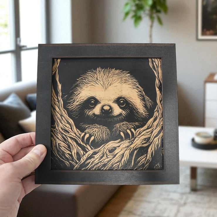 Framed Art - CUSTOM - Sloth