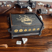 Dice Box - Black - Beholder - 6x4x3