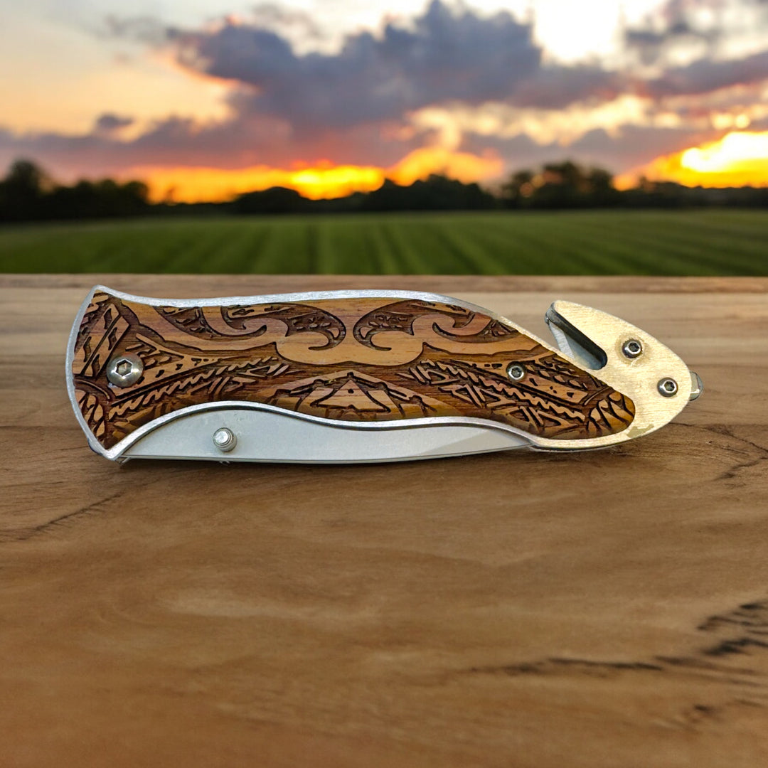Knife - Polynesian Tribal 138 – HipFlaskPlus