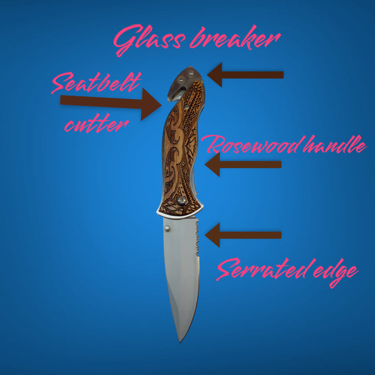 Knife - Polynesian Tribal 138