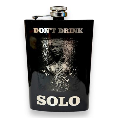 8oz Dont Drink Solo Black Flask