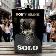 8oz Dont Drink Solo Black Flask
