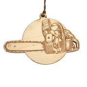 Ornament - Chainsaw Logger Ornament