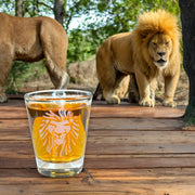 2oz Lion Portrait Shot glass