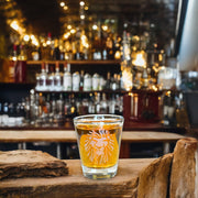 2oz Lion Portrait Shot glass