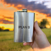 8oz PlanB Stainless Steel Flask Plan B