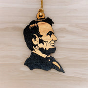 Ornament - Black - Abe Lincoln