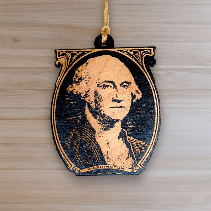 Ornament - Black - George Washington