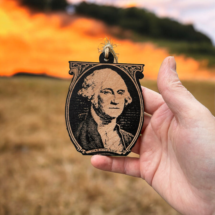 Ornament - Black - George Washington