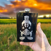 8oz Martian Black Flask